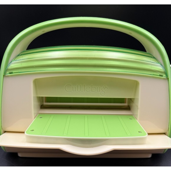 Cricut Cuttlebug Die Cutting Embossing Machine Crank Crafter Green - NO PLATES - Picture 4 of 6